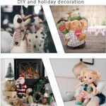 160 boutons ronds en résine à 4 trous - Noir et blanc - Avec boîte de rangement pour vêtements, artisanat, scrapbooking et décoration, 10 mm, 11,5 mm, 12,5 mm, 18 mm, 20 mm, 23 mm