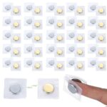 20 Paires Boutons-pression Aimant Couture, Magnétiques Invisibles en PVC - Accessoire de Couture pour Vêtements
