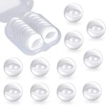 20 Pièces Boutons d’Oeil de Poisson Ronds à 2 Trous pour Couture DIY Tricot Embellissements d’Artisanat 14 mm (Blanc)