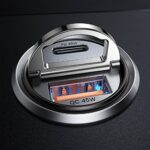 90W Chargeur Voiture USB C Rapide, Ultra Compact Métal Allume Cigare [PD45W & QC45W] MRGLAS Chargeur Allume Cigare pour iPhone 14/13/12 ProMax Samsung MacBook Pro iPad Pro