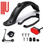 Ainiv Trottinette Roue Couverture Réflecteur Bande, Trottinette Garde Boue, Verrou de Frein à Disque - Antivol Trottinette Electrique, Accessoire pour Xiaomi M365 Scooter