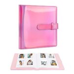 Album photo miniature 256 pochettes pour photos Polaroid, adapté à l'appareil photo instantané Fujifilm Instax Mini 11 9 90 8+ 8 7S 50S 40 26 25 EVO LiPlay/imprimante Mini Link SP-1 (Rose magique)
