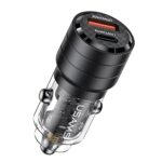 Allume Cigare USB 95W, Pluggify Mini Chargeur Voiture 2 Ports [PD65W+QC30W] Charge Rapide Chargeur de Voiture Compatible avec iPhone 14/13 Pro Max/Samsung S23/S22/iPad/MacBook/Huawei