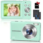Appareil Photo Numérique Compact - 1080P HD 44MP Caméra avec Carte 32Go, 2,4