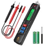 BSIDE Testeur de tension Sans Contact Stylo Multimètre Intelligent 12V-1000V NCV avec Sensibilité Réglable Testeur Multifonction de Fil Électrique Testeur de Continuité avec Bip et Lampe de Poche