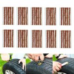 CICMOD 50 PCS Kit de Réparation de Pneu pour Crevaison de Pneus de Voiture, Camionnette, Moto