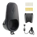 CJBIN EV Support Cable Voiture Electrique Organiseur, Support de Câble Chargeur EV Connecteur Mural, pour Tesla Model 3 Model X Model S Model Y, Tesla Model 3 2021 Accessoires, Noir