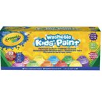 CRAYOLA 10 Gouaches lavables Effets spéciaux : Neon, Glitter, Metal, Couleurs Assortis, 59 ml (Lot de 10)