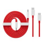 Câble de charge pour Oneplus warp Charge 65 W USB C vers type C Câble de charge rapide Power Delivery pour Oneplus 9 9Pro 8 8T 8Pro 7 7 Pro 7T 7T Pro Oneplus Nord 2 N100 N10 Rouge