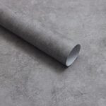 CiCiwind Aspect béton Papier peint autocollant 40×300cm Gris Film adhésif Aspect béton épaissir vinyle film de meuble motif ciment revêtement mural pour salon chambre cuisine mur meuble décoration