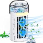 Climatiseur Portable, 480ML Climatiseur Mobile, Refroidisseur d'air, Déshumidificateur Electrique Déshumidificateur Portable 7 Couleu