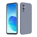 Compatible avec Cover OnePlus 9, Coque OnePlus 9 en silicone de protection pour bords droits, Slim antichoc Case noire rose Accessoires (Oneplus 9, gris)