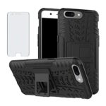 Coque de téléphone pour OnePlus 5 et protecteur d'écran en verre trempé avec béquille Accessoires de protection hybride pour téléphone portable OnePlus5 A5000 One Plus5 1 Plus 1plus Five One+ + +