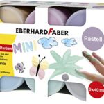 Eberhard Faber 578604 - Set de peinture au doigt pour enfants avec 6 couleurs pastel, env. 40 ml chacune, se mélange bien et sèche rapidement, pour peindre de manière créative
