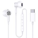 Ecouteurs USB C HiFi Stéréo Magnétique Écouteurs USB Type C avec Micro et Contrôle du Volume pour Huawei P40/P30,iphone 15,Samsung A54/S23/S22/S21 FE/S20,iPad Pro,OnePlus,Google Pixel 6/5,Xiaomi 11/12