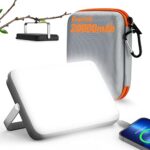 Eventek Lampe Led Rechargeable 4000LM, 20000mAh Power Bank Jusqu'à 144 Heures, 5 Modes D'éclairage, Lampe Camping étanche IPX5 Pour Tente, Ouragan, Randonnée, Urgence, Panne, Travaux