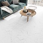 FunStick Dalle PVC Adhesive Sol Blanc Effet Marbre 30X60CM 5 Dalles Carrelage Autocollant Cuisine Mural Blanc Marbre Revêtement de Sol PVC Carrelage Adhesif Blanc Mur de Salle de Bain Imperméable
