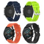 FuzeDa Bracelet pour Huawei Watch GT 2 46mm Bracelet，22mm Bracelet de Sport en Silicone Souple pour Huawei Watch GT 2e/GT 3/GT 3 Pro/GT 2 Pro/Galaxy Watch 3 45mm/Galaxy Watch 46mm Smart Watch