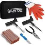 GADLANE Kit Reparation Pneu De Crevaison De Pneu sans Chambre À Air Outils De Pneu À Plat 7 Pièces sans Chambre À Air pour Camion De Moto De Voiture Automatique d'urgence VTT Jeep Tracteur