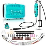 GOXAWEE Mini Meuleuse Electrique 130W Mini Perceuse Modelisme/Outil Rotatif Multi-usage - Sculpter/Découper/Polir/Ponçage/ 288 Accessoires pour Artisanat & Création de Bricolage