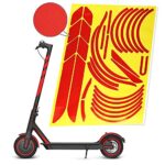 Gleamydot Autocollant Trotinette Electrique pour Stickers Scooter XiaoMi Mi M365 PRO 2/1S Mijia Accessoire Trottinette Essential (Rouge)