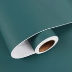 HotDecor Papier Peint Adhesif Vert Bleu Papier Adhesif pour Meuble 60cm X 300cm Papiers Peints Autocollant Vert Bleu Revetement Adhesif Meuble Cuisine Lavable Rouleau Adhesif Decoratif pour Chambre