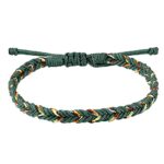 JENDEAR SHINEBracelet en Corde Tressée Pour Femmes et Filles, Bijoux Faits à la Main Réglables, Cadeau de Couple d'amitié d'anniversaire