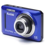KODAK Pixpro - FZ53 - Appareil Photo Numérique Compact, Zoom Optique 5X,16 Mégapixels, Ecran LCD 2,7, Video HD 720p, Stabilisateur Optique, Flash intégré, Batterie Li-ion rechargeable - Bleu