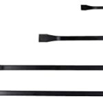 KS TOOLS 911.8100 - Jeu de Pince Levier, 4 Pièces - Outils de Levier de Pneu - Jeu de Pince Levier Plate Coudée à Poignée - Outillage Mécanique - Outil de Montage et Démontage