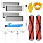 Kit d'accessoires pour XIAOMI MI Robot S6 S60 S65 S5 MAX T6 Pièces de rechange d'aspirateur 2 brosse principale 4 Brosse latérale 4 HEPA Filtre