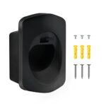 MCEVKELN Wallbox Support Mural de Cable Type 2| Support de Type 2 Chargeur pour Voiture électrique avec Connecteur IEC 62196-2| Organiseur de EV Câble Accessoire Station de Charge, Noir