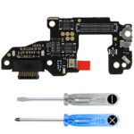 MMOBIEL Connecteur de Charge Compatible avec Huawei P30 2019 - Dock Connector USB C - avec Jack Audio/Microphone/Antenne Remplacement - INCL. Tournevis