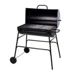 MaxxGarden Barbecue Grill Charbon, Chariot de Barbecue en Acier Inoxydable avec Couvercle de gril à double paroi, Gril 4 pièces, 100 x 78 cm