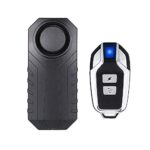 Mengshen Alarme Moto/Vélo sans Fil, Alarme Antivol De Sécurité avec Télécommande, étanche IP55, 113 DB Super Fort (Noir)