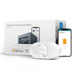Meross Ouvre-Porte de Garage Connecté, Télécommande de Porte Intelligent Compatible avec HomeKit, Siri, Apple Watch, HomePod, Alexa, Google Home et SmartThings, Contrôle à Distance et Commande Vocale