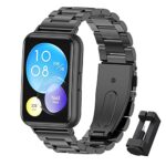 Mijobs Bracelet Compatible avec Huawei Watch Fit 2 Sangle Métallique Réglable Accessoires de Montres pour Huawei Watch Fit 2 & Watch Fit 2 Active & Watch Fit 2 Elegant Remplacer Le Bracelet