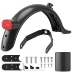 NECBAOA Garde Boue Trottinette Electrique pour Xiaomi M365 Pro 2, avec Support Métallique de Garde-Boue, ​Outils et Visserie, Accessoire pour Xiaomi M365 Pro, 1S, Essential