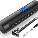 NWOUIIAY Mini Compresseur Pneumatique Rechargeable 150PSI 35L / Min Compresseur d'air Electrique 12V 6000mAh Digital avec l'Ecran LCD