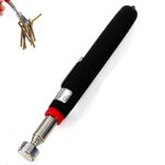 Outil Récupérateur Aimanté,Ramassage Magnétique,Outil de Ramassage Aimanté Télescopable,Outil Magnétique Télescopique pour Trouver des Pièces Métalliques Telles que les Ecrous,etc