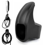 Ozvavzk Wallbox Support de Chargeur EV véhicule Electrique Type 2 Organiseur de Câble de Chargement | Enrouleur pour Voiture électrique à Un connecteur IEC 62196-2 | Accessoire Auto Station Charge