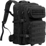 ProCase Sac à Dos Style Militaire, 40L Grand Volume Sac à Dos Multifonction, pour École/Trekking/Randonnée/Camping/Voyage/Pêche/Escalade/Alpinisme/Alpinisme ou Utilisation Quotidienne