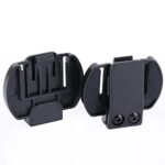 QSPORTPEAK Microphone Casque Accessoires Clip pour v6 Moto Casque Bluetooth Interphone Interphone(2 pièces)