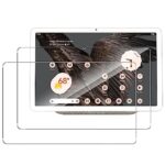 Qoosea 2 Pièces Verre Trempé pour Google Pixel Tablet,[Sans Bulles] [Anti-Rayures] Film en Protection d'écran pour Google Pixel Tablet 2023, HD Clair Screen Protecteur,Facile à Installer