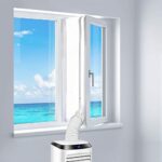 REDTRON 400CM Joint de Fenêtre pour La Climatisation Mobile, Fonctionne avec Toutes Les Unités De Climatisation Mobiles et Sèche-Linge, Arrêt d'air Chaud, Installation Facile, Imperméable, Portable