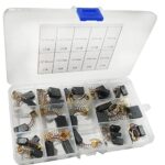 RUNCCI-YUN 30pièces 10 tailles Balai Charbon Moteur Electrique Balais en Charbon Universel Charbon pour Perceuse Charbon pour Machine Electrique Brosses de Carbone pour Ponceuses, Scies Circulaires