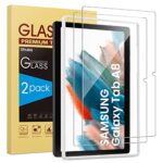 SPARIN Verre Trempé Compatible avec Samsung Galaxy Tab A8 10,5 Pouces, 2 Pièces Protection écran pour Galaxy Tab A8, HD, 9H Dureté