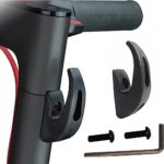 Scooter Crochet,Crochet de Scooter Electrique Compatible,Crochet Avant pour Scooter électrique, pour la Trottinette Xiaomi Mijia M365/M365 Pro, Noir, 2 pcs
