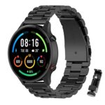 SenMore Bracelet Compatible avec Xiaomi Mi Watch, 22mm Réglable Bracelet en Métal pour Xiaomi Mi Watch/Xiaomi Watch S1/Xiaomi Watch S1 Active/Xiaomi Mi Watch Color Sport.