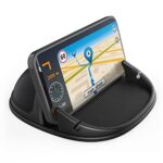 Support de téléphone portable pour voiture, portable pour appareils de tableau de bord antidérapants compatibles pour iPhone XS Max, X, 8, Samsung S10, Huawei, autre smartphone