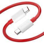 TITACUTE Câble USB C vers USB C pour OnePlus 8T, Warp Charge 65 Câble de charge rapide Dash Charge 1.8M Câble Compatible avec Galaxy S20 FE/Galaxy Note20 Ultra, OnePlus 9/ 9 Pro/ Nord/ 8 Pro/ 8/ 7T